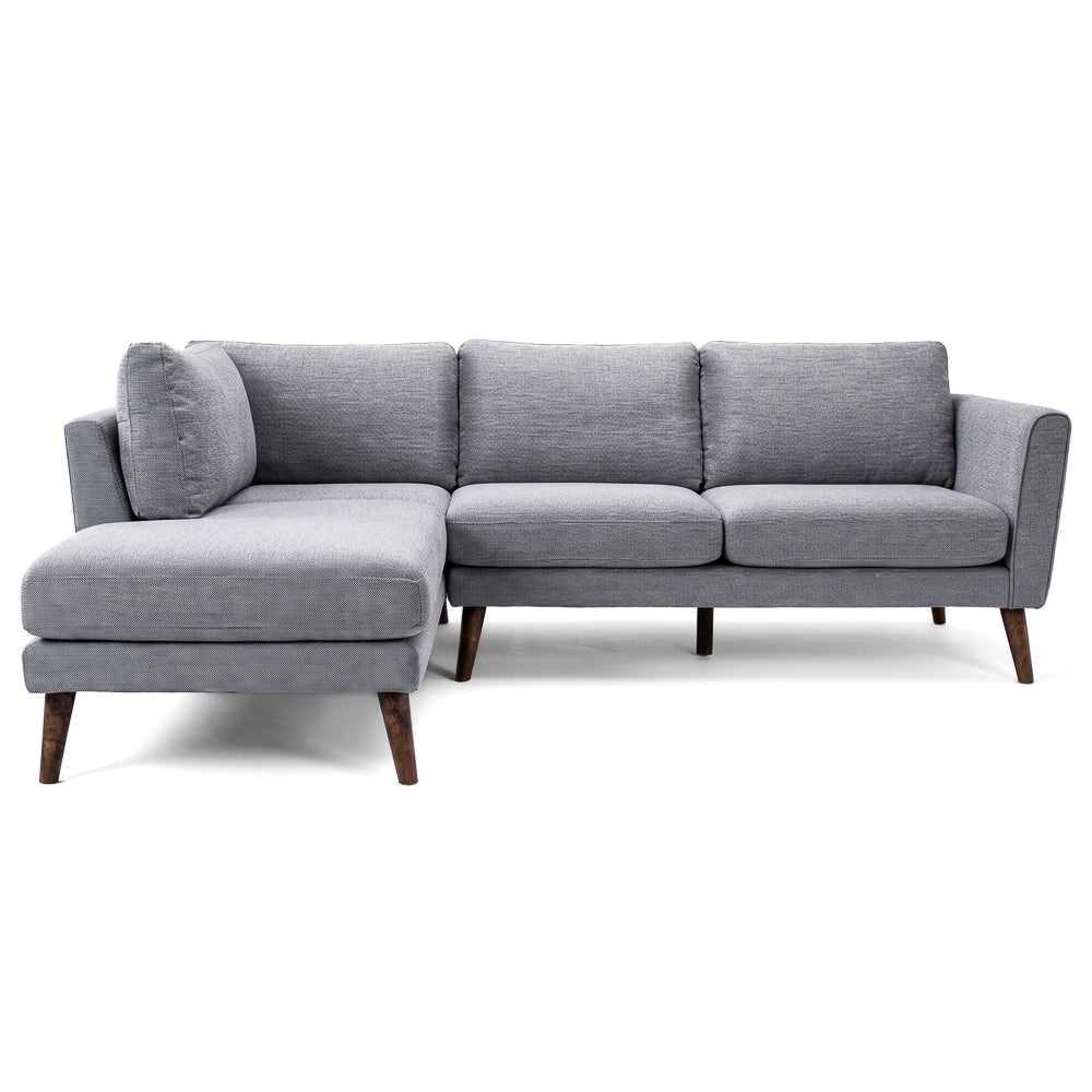Bexley Mid-Century Modern Fabric Upholstred Left Facing Sectional Sofa | MidinMod