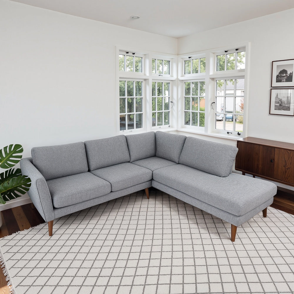Bexley Mid-Century Modern Right Facing Sectional Sofa - MidinMod