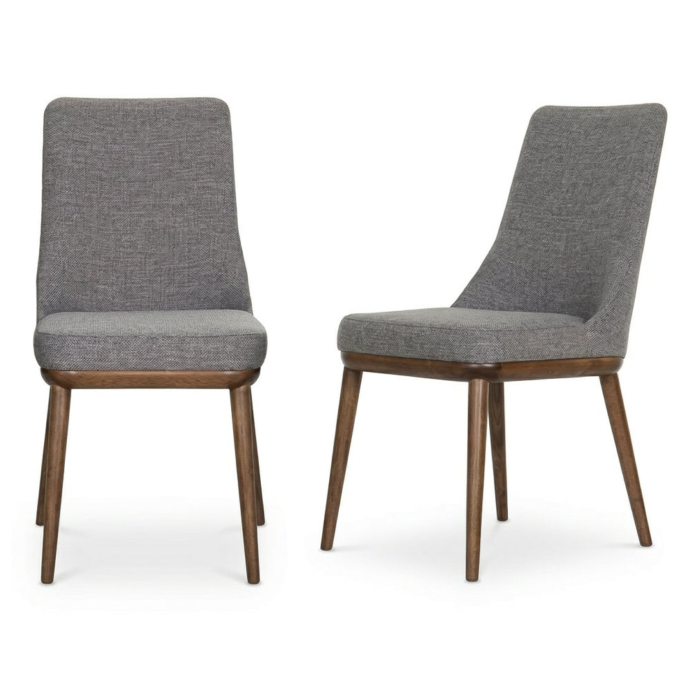 Bringhton Fabric Upholstered Modern Dining Chair Set | MidinMod