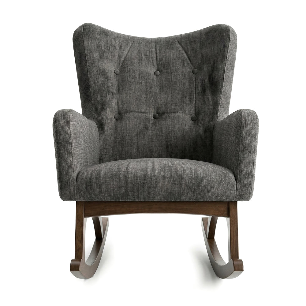 Charlotte Rocking Chair | Performance Fabric & Solid Wood Base | MidinMod