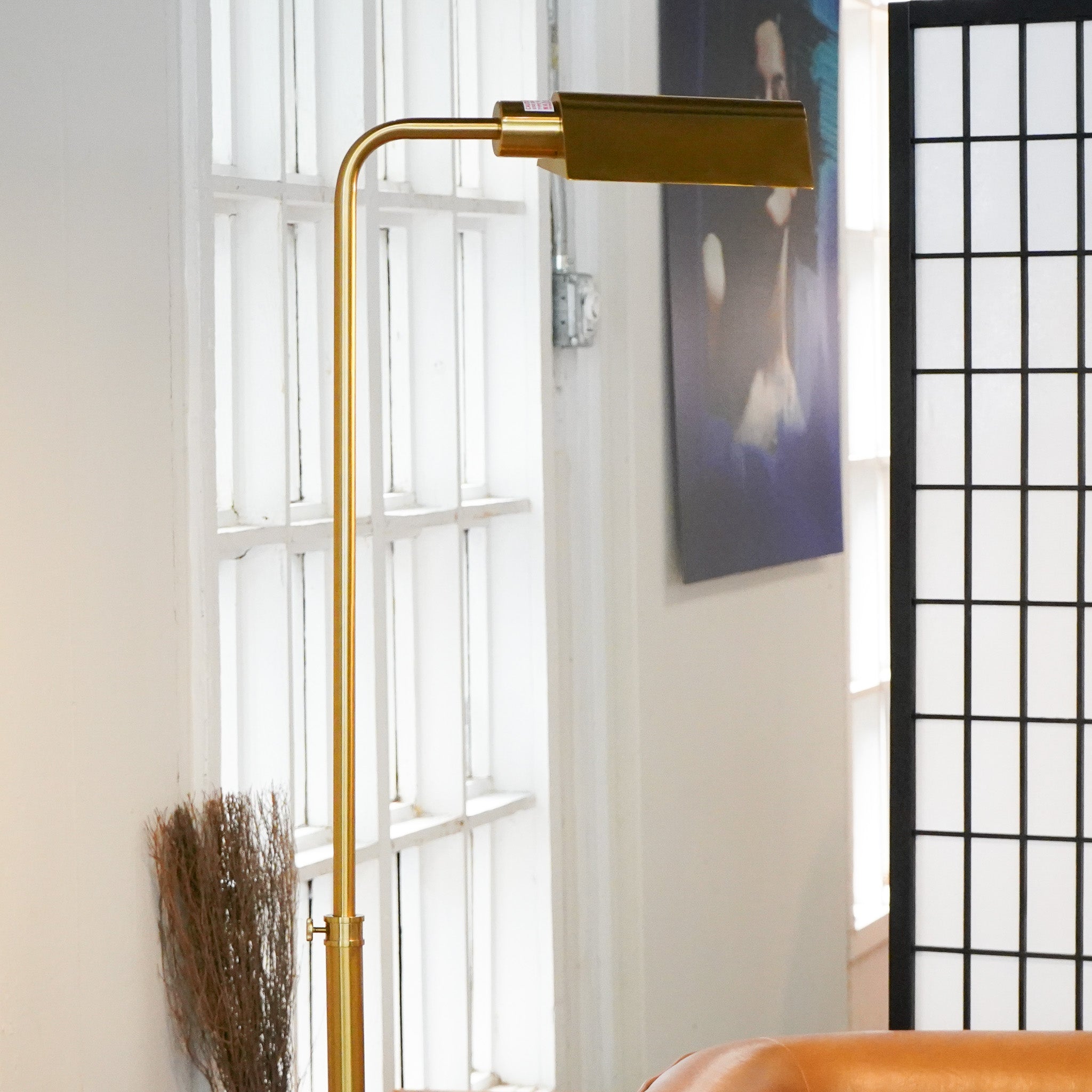Charm Floor Lamp - Gold outer + White inner