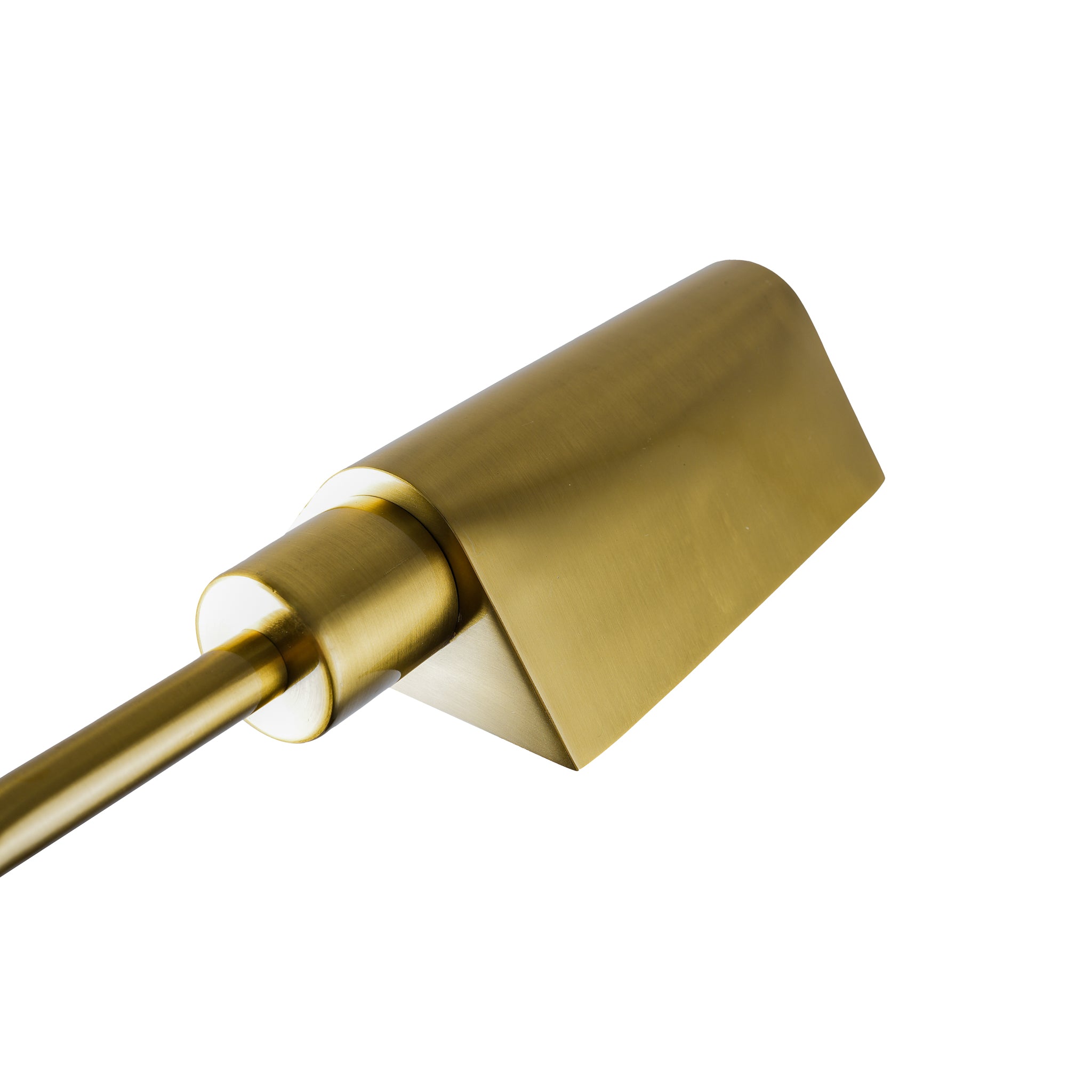 Charm Modern Gold and White Floor Lamp with Dual-Tone Metallic Shade | MidinMod