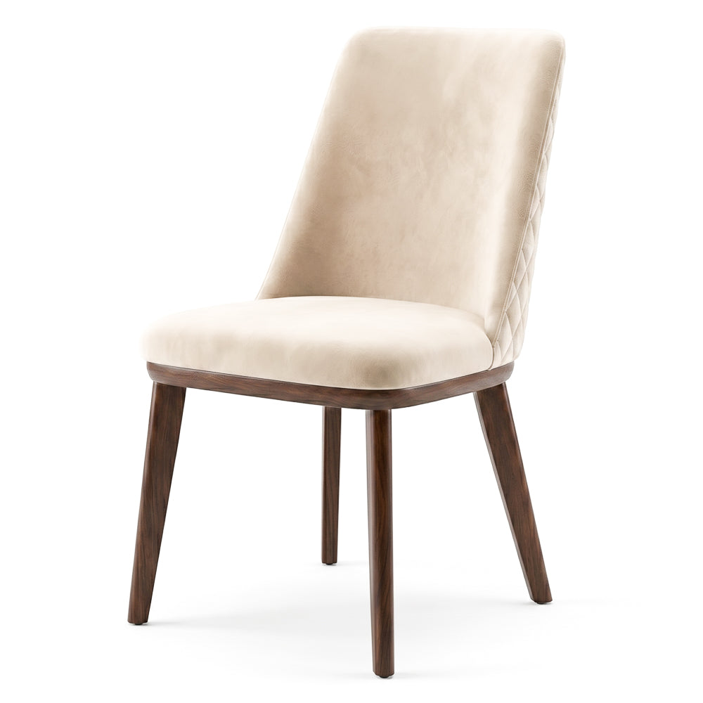 Cloud Modern Velvet Dining Chair | Solid Wood Frame & Tapered Legs | MidinMod