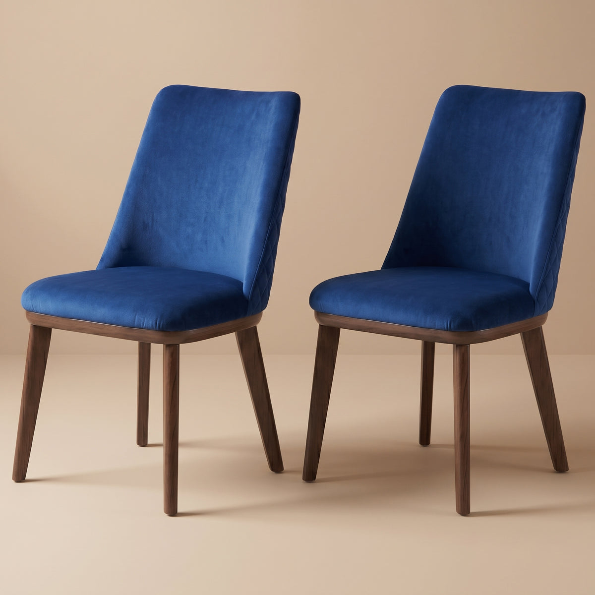 Cloud Modern Velvet Dining Chair | Solid Wood Frame & Tapered Legs | MidinMod