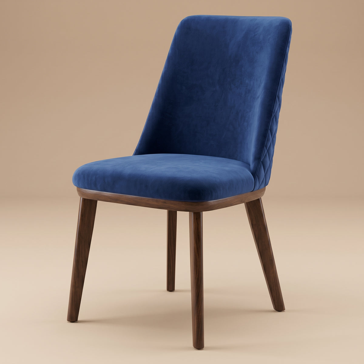Cloud Navy Blue Velvet Dining Chair - Set of 2