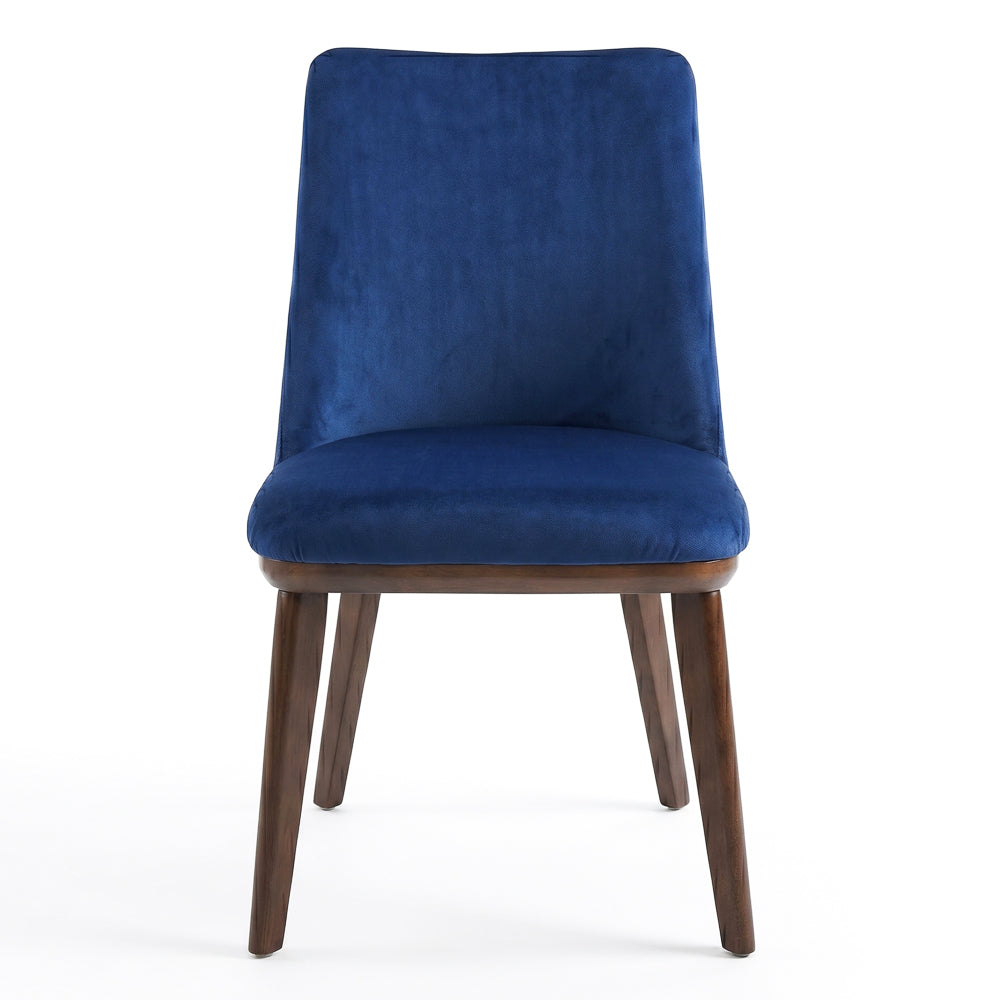 Cloud Modern Velvet Dining Chair | Solid Wood Frame & Tapered Legs | MidinMod