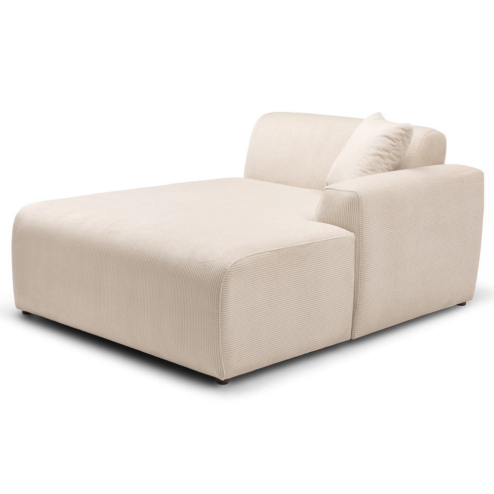 Dexter U-Shape Corner Sofa - Cream Corduroy - MidinMod