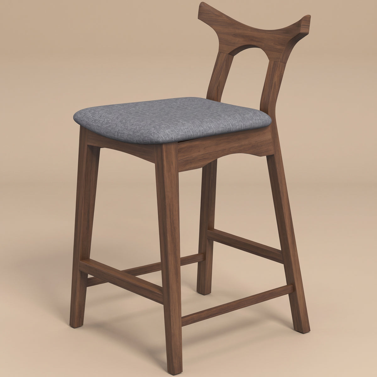 Dora Dark Gray 29" Bar Stool | MidinMod | Houston TX | Best Furniture stores in Houston