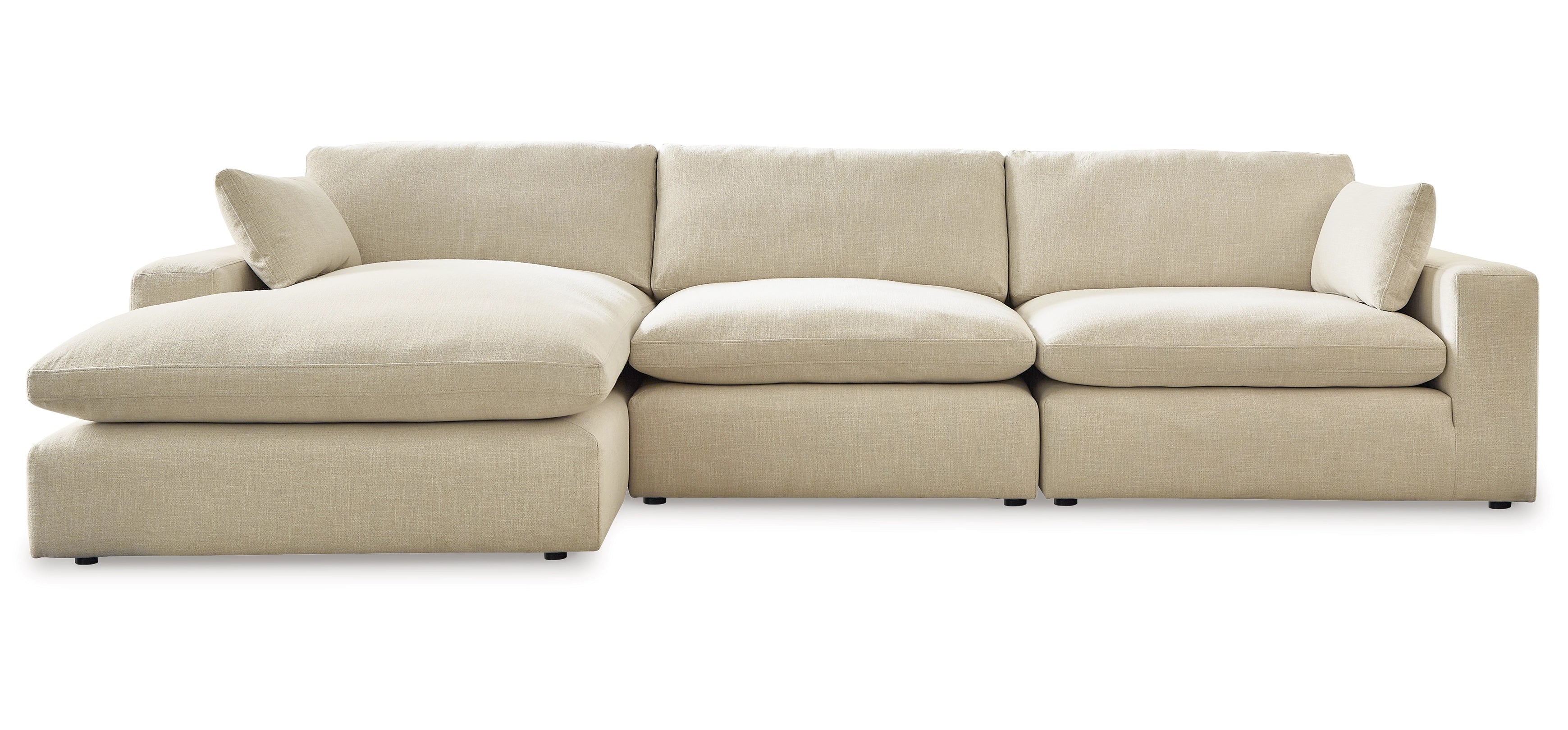 Elyza 3-Piece Modular Sectional with Chaise & Feather Fill | MidinMod