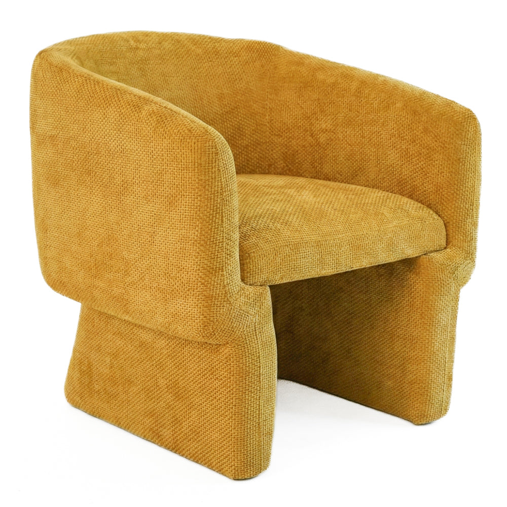 Lancaster Comfort Curve Lounge Chair with Soft Chenille - MidinMod