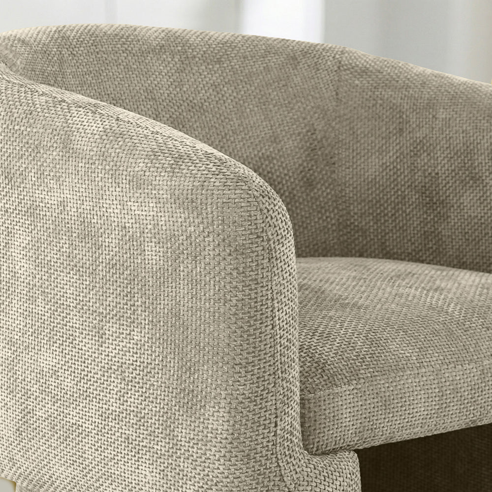 Lancaster Comfort Curve Lounge Chair with Soft Chenille - MidinMod