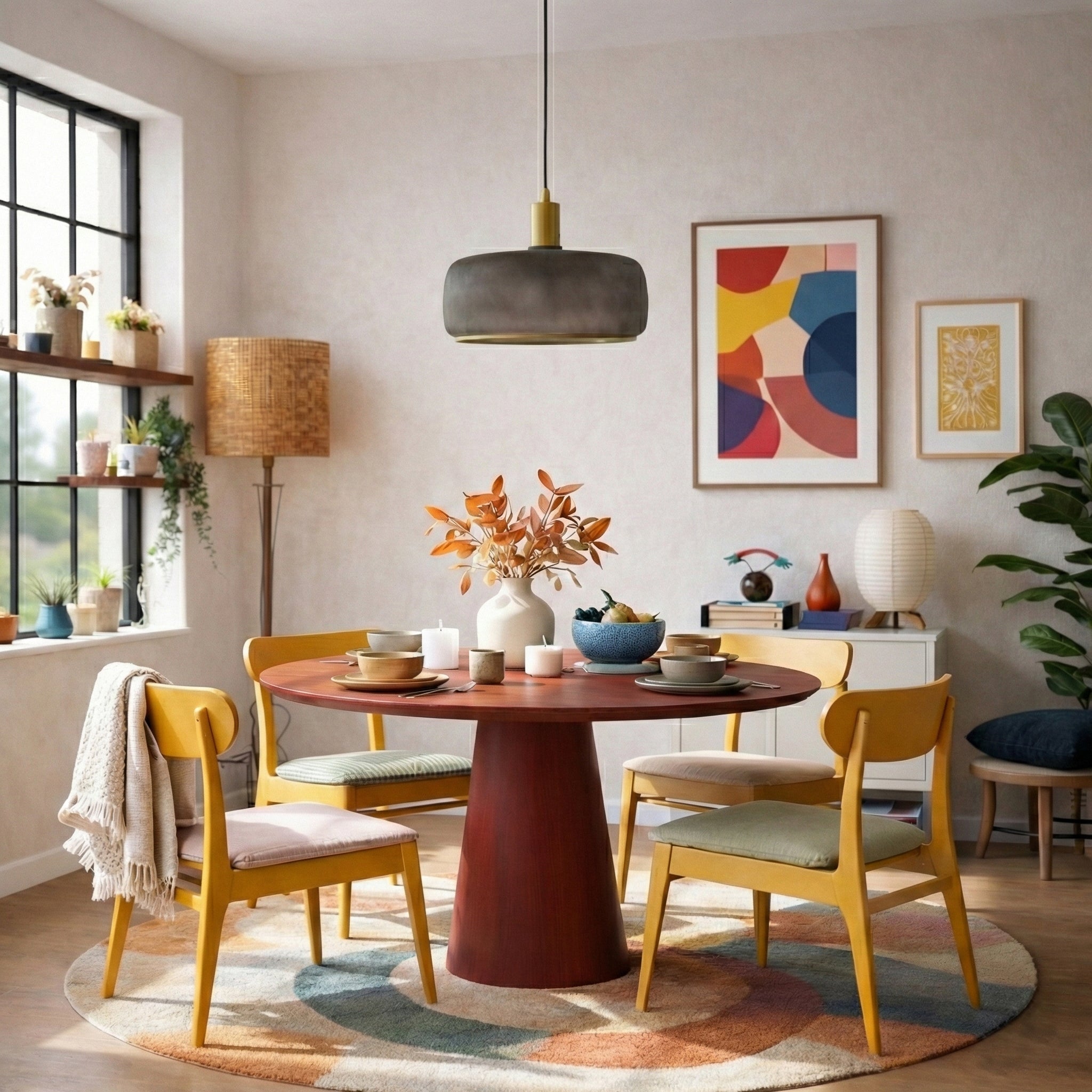 Lightwave Pendant Lamp in Black Glass and Gold | MidinMod