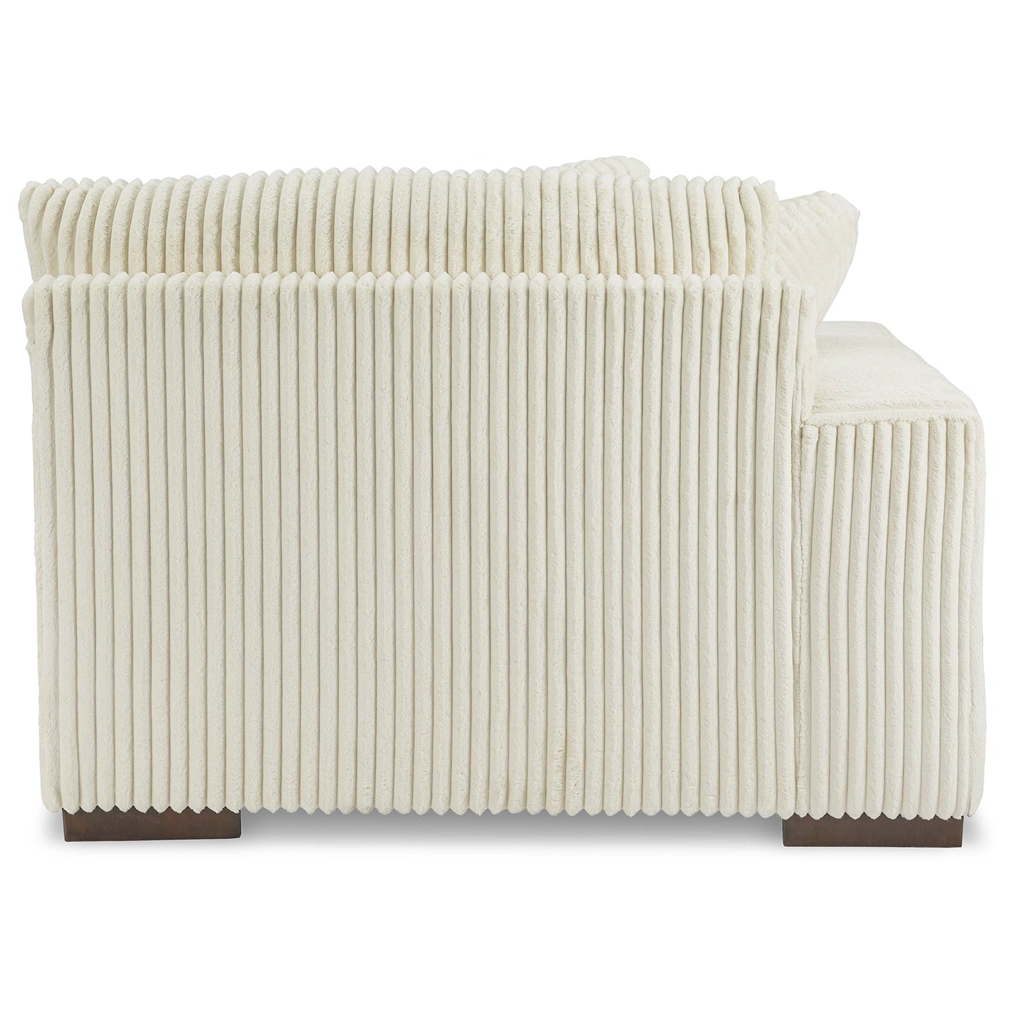 Lindyn Ivory Textured Cord Double Chaise Sectional | MidinMod