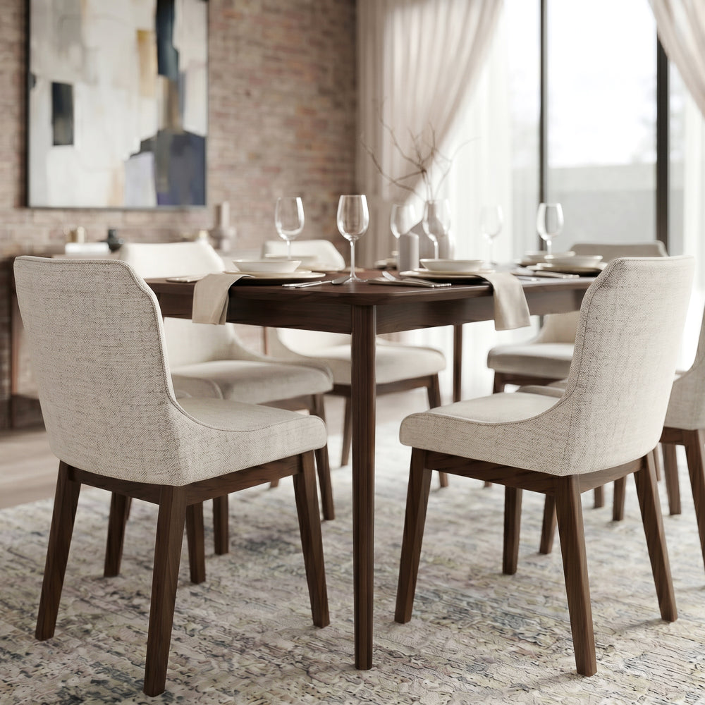Magnolia Modern Fabric Dining Chair Set | MidinMod