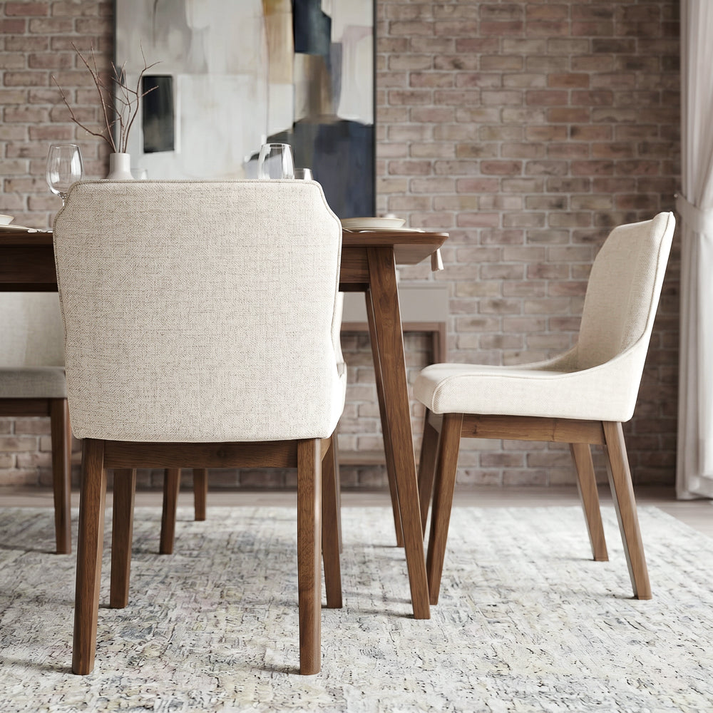 Magnolia Modern Fabric Dining Chair Set | MidinMod