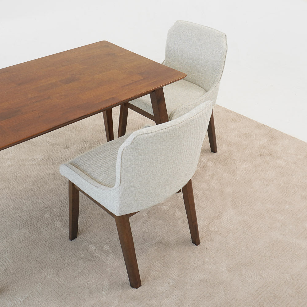 Magnolia Beige Linen Dining Chair Set Of 2 - MidinMod