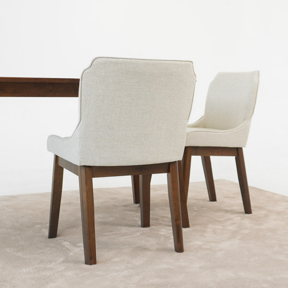 Magnolia Beige Linen Dining Chair Set Of 2 - MidinMod