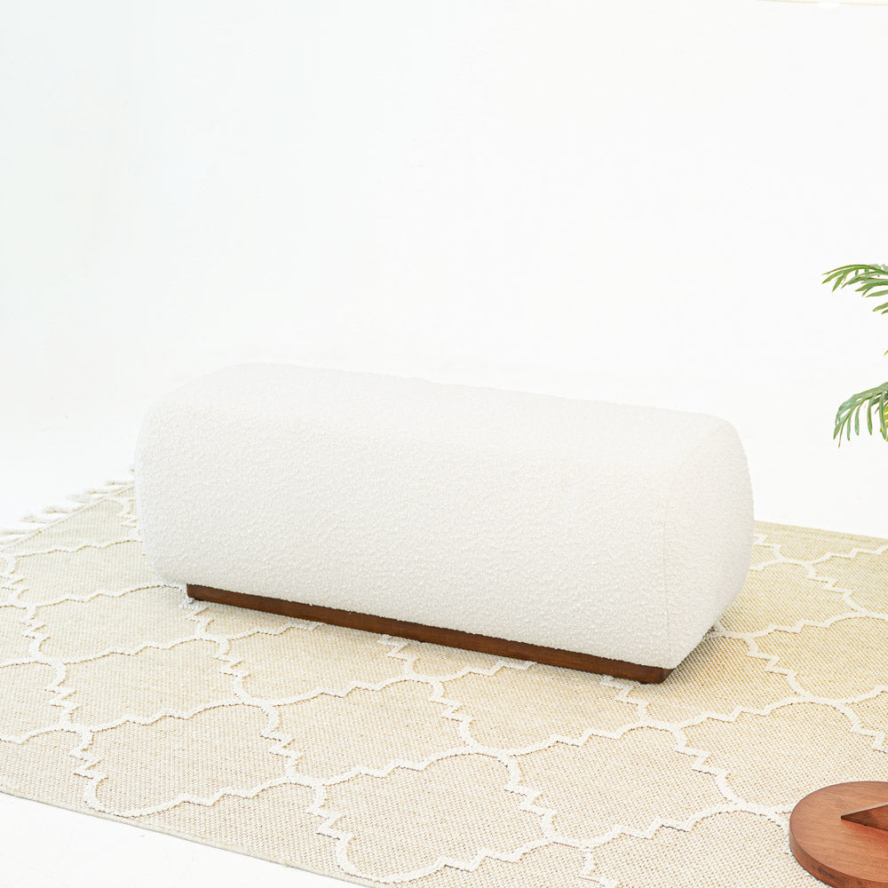 Marin Bench - Ivory Boucle - MidinMod