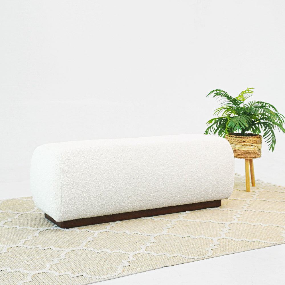Marin Bench - Ivory Boucle - MidinMod