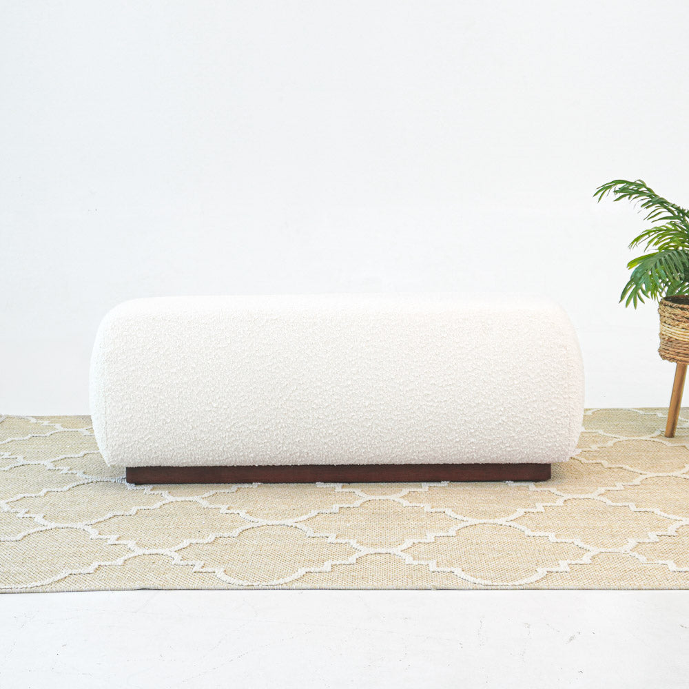 Marin Bench - Ivory Boucle - MidinMod