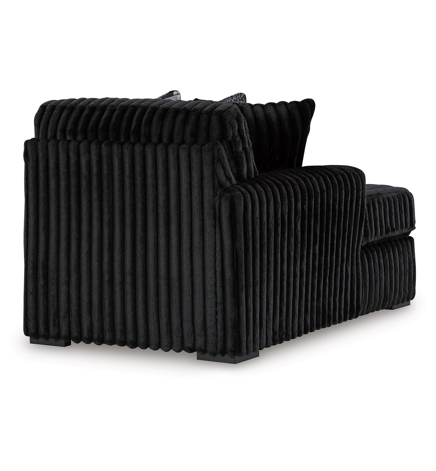 Midnight-Madness 3-Piece Jumbo Corduroy Sectional with Chaise | MidinMod