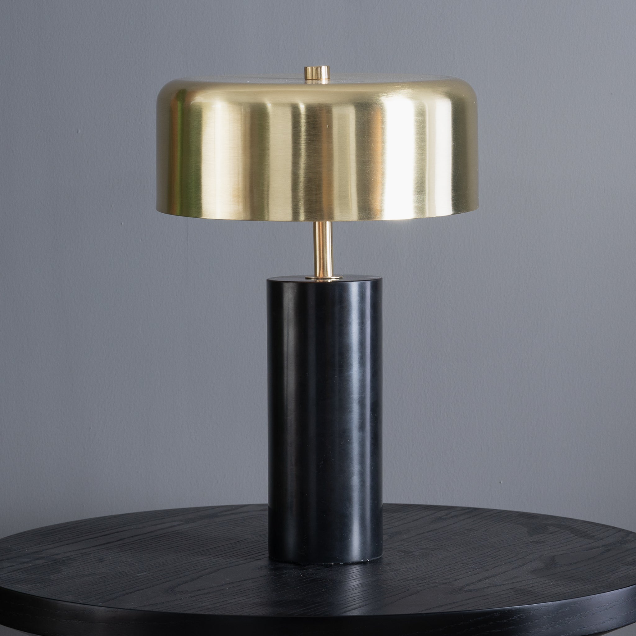 Nexus Table Lamp - Gold outer - White inner