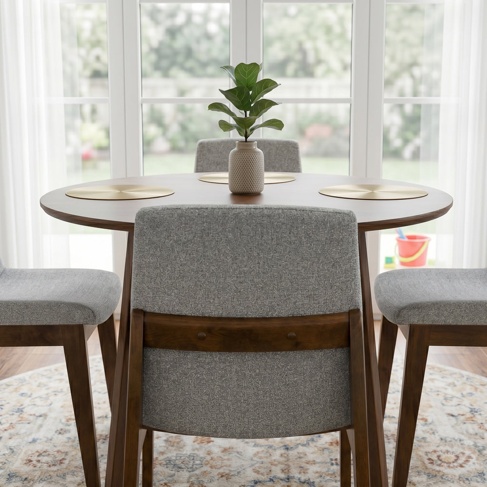 Ohio Modern Light Grey Dining Chairs | Danish-Inspired | MidinMod