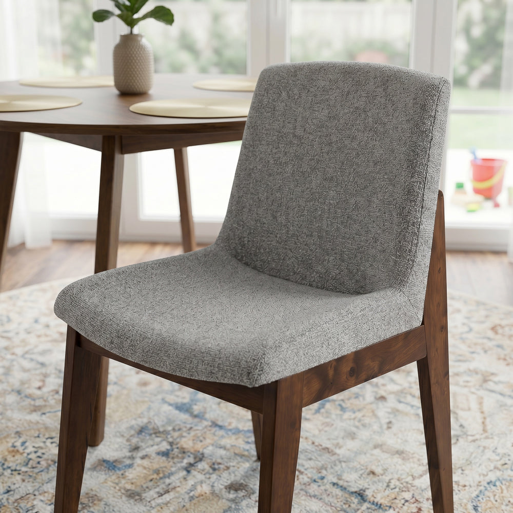 Ohio Modern Light Grey Dining Chairs | Danish-Inspired | MidinMod