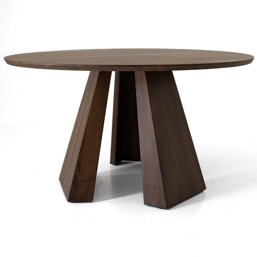 Parker Round Walnut Dining Table - Mid In Mod