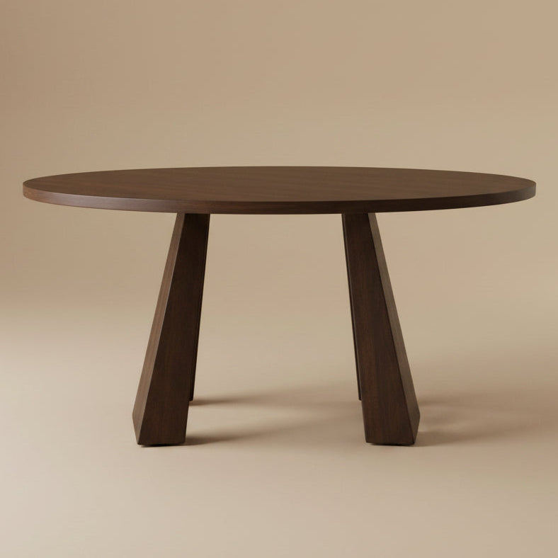 Parker Round Walnut Dining Table - MidinMod