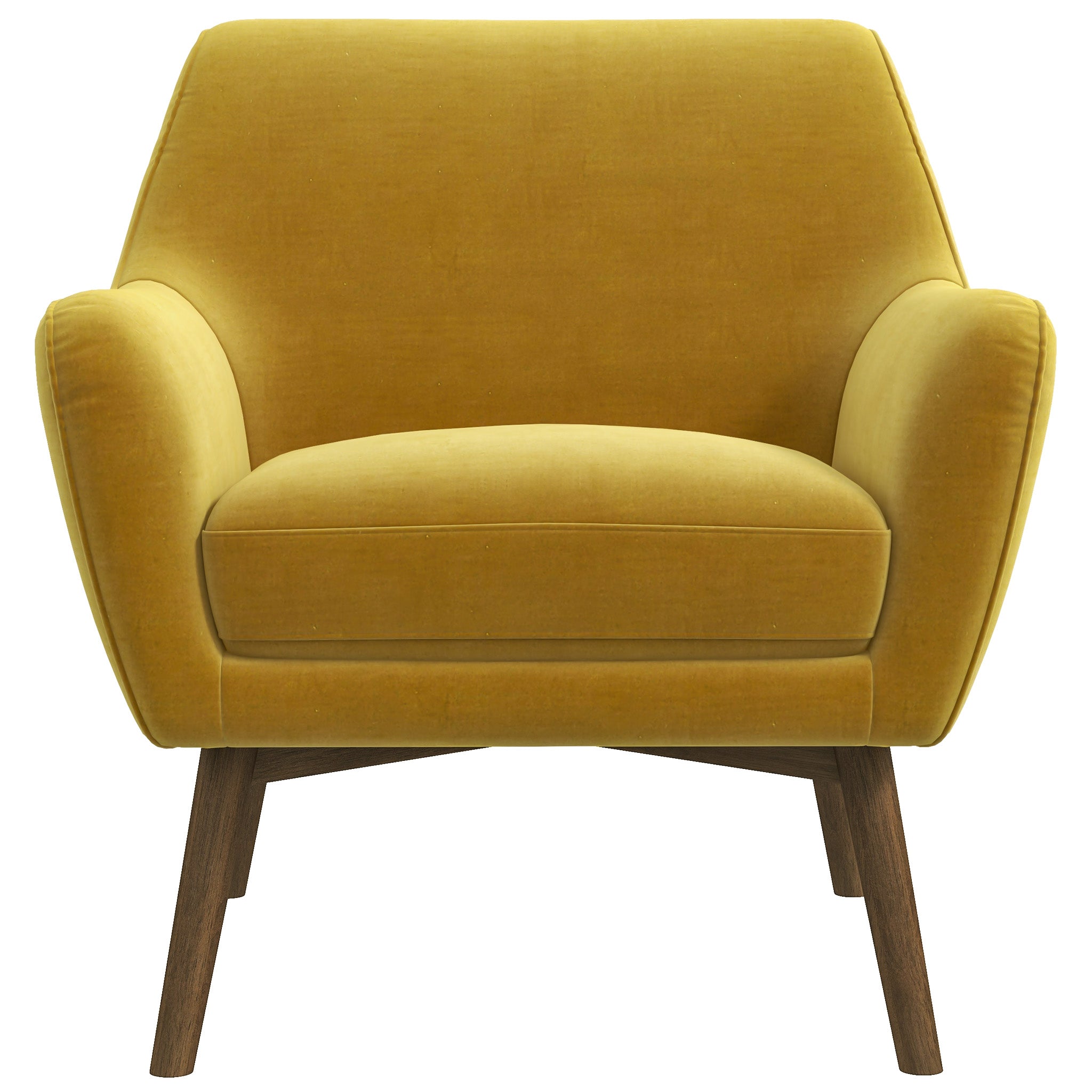 Penny Gold Velvet Armchair - MidinMod