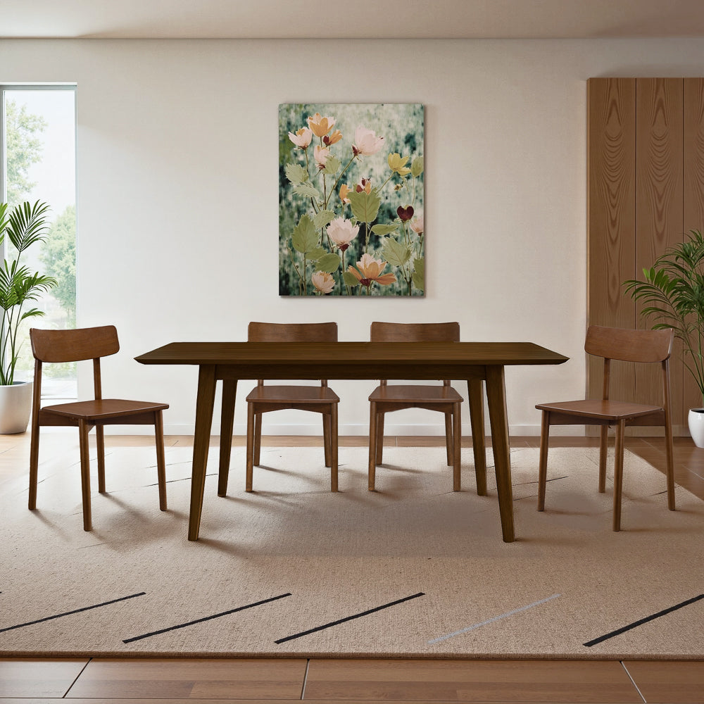 Piper Walnut Dining Chair Set of 2 - MidinMod