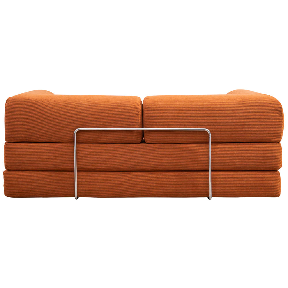 Porter Orange Corduroy Daybed - MidinMod