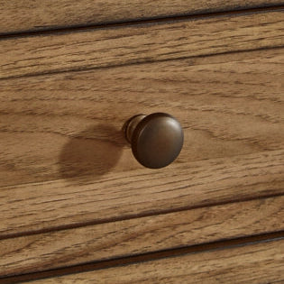 Sharlance 9-Drawer Dresser in Light Brown Hickory Wood | MidinMod