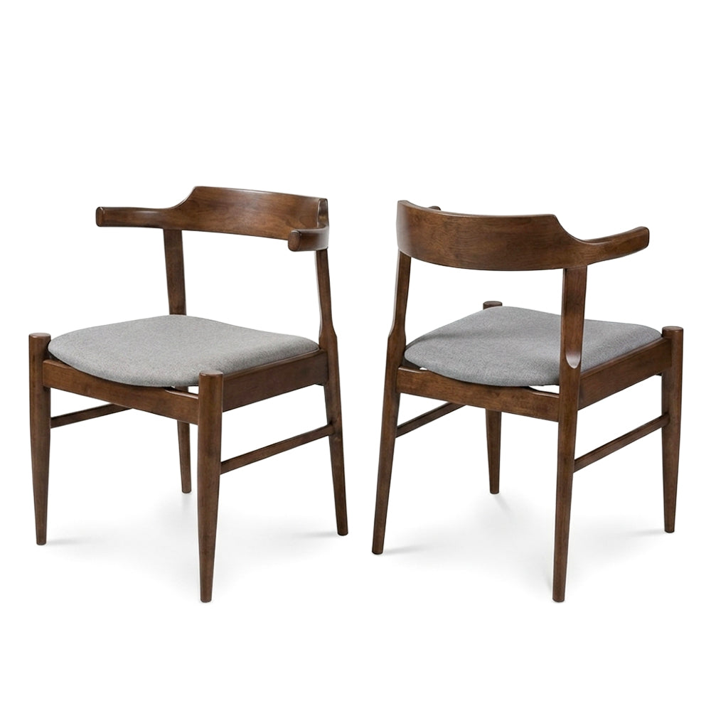 Sterling Modern Grey Fabric Dining Chairs | Wegner Design | MidinMod