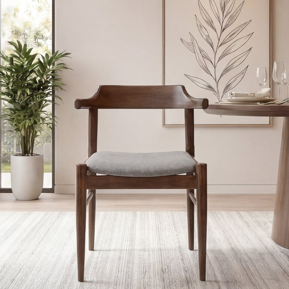Sterling Modern Grey Fabric Dining Chairs | Wegner Design | MidinMod