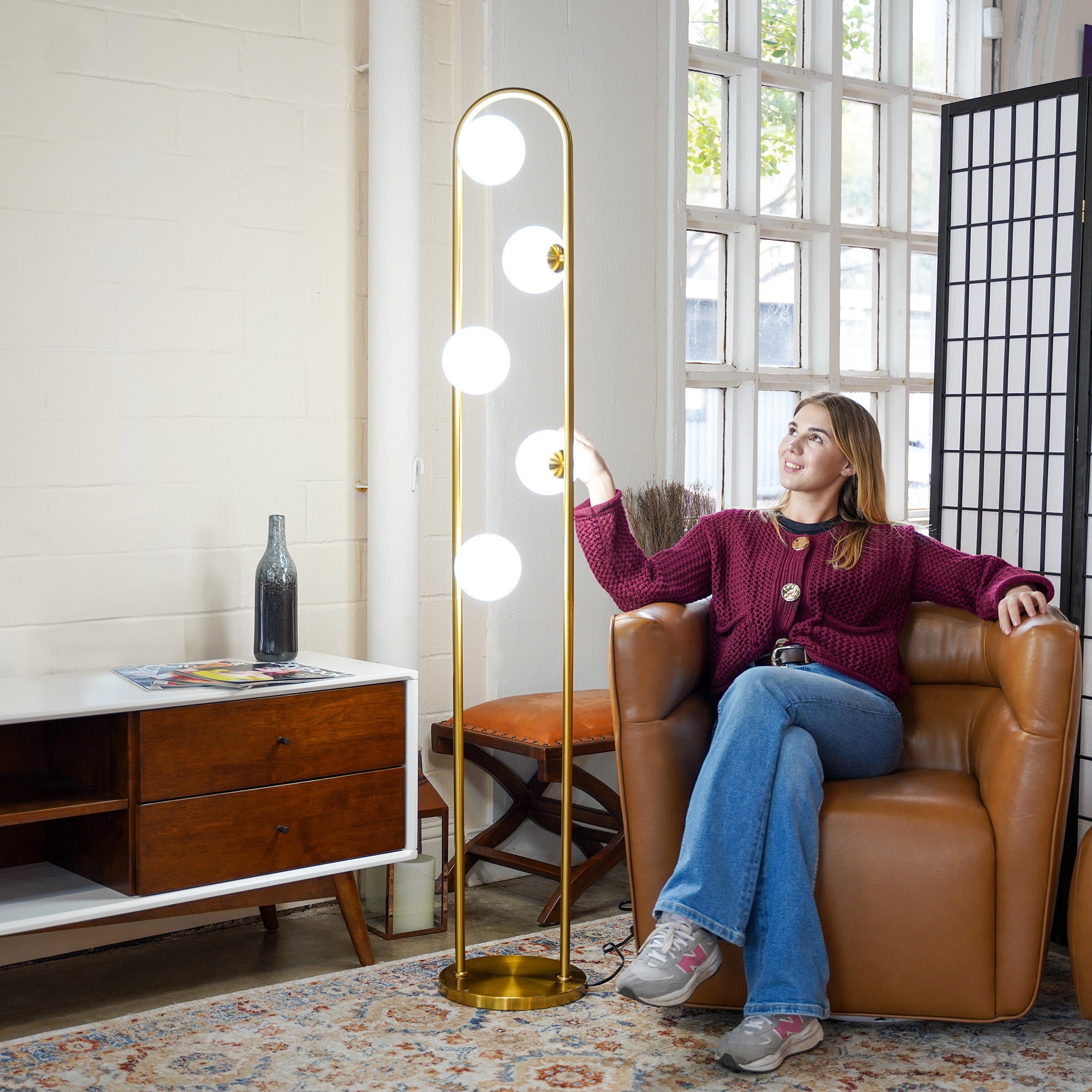 Trance Floor Lamp - White