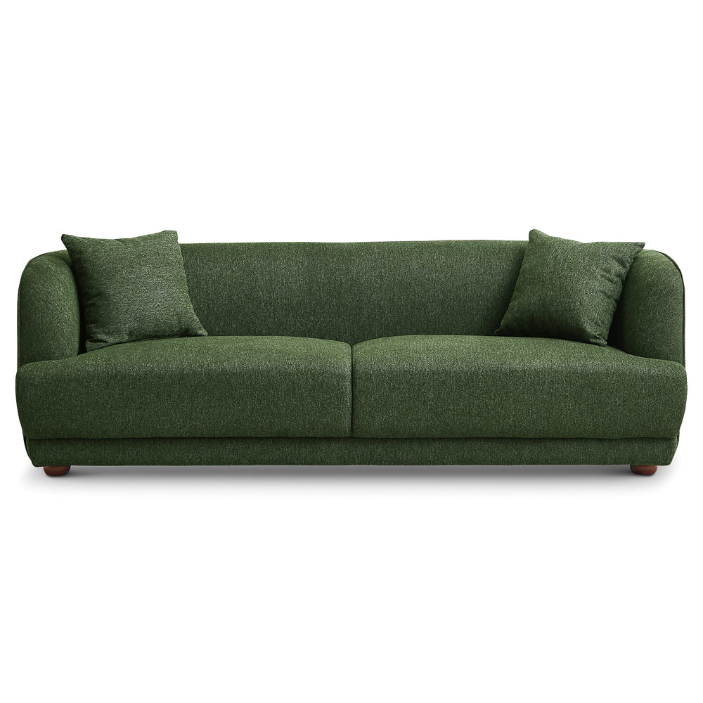 Venus Green Linen Sofa - MidinMod
