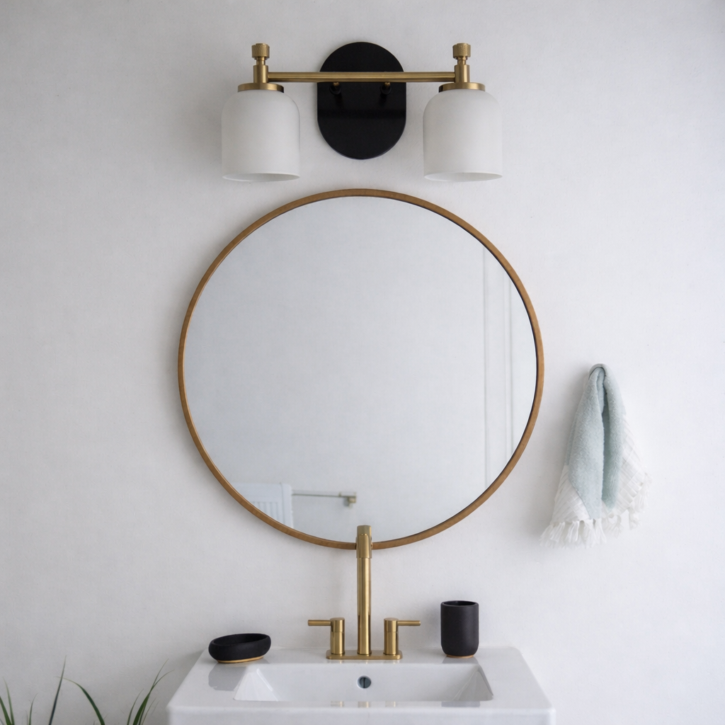Vortex Vanity Sconce | Traditional Two-Light Design | MidinMod