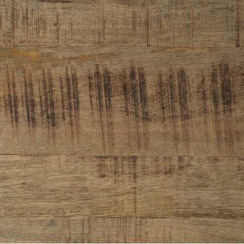 Zalemont Twist Design Wood Accent Table in Distressed Brown | MidinMod