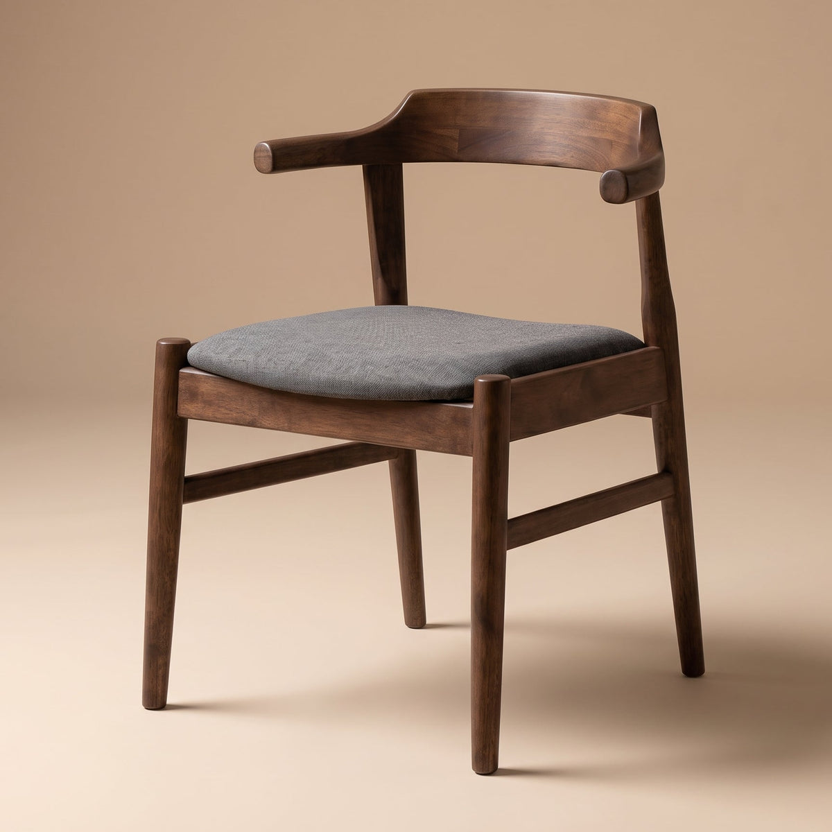Zola Modern Grey Fabric Dining Chair Set | Danish-Inspired Seating | MidinMod