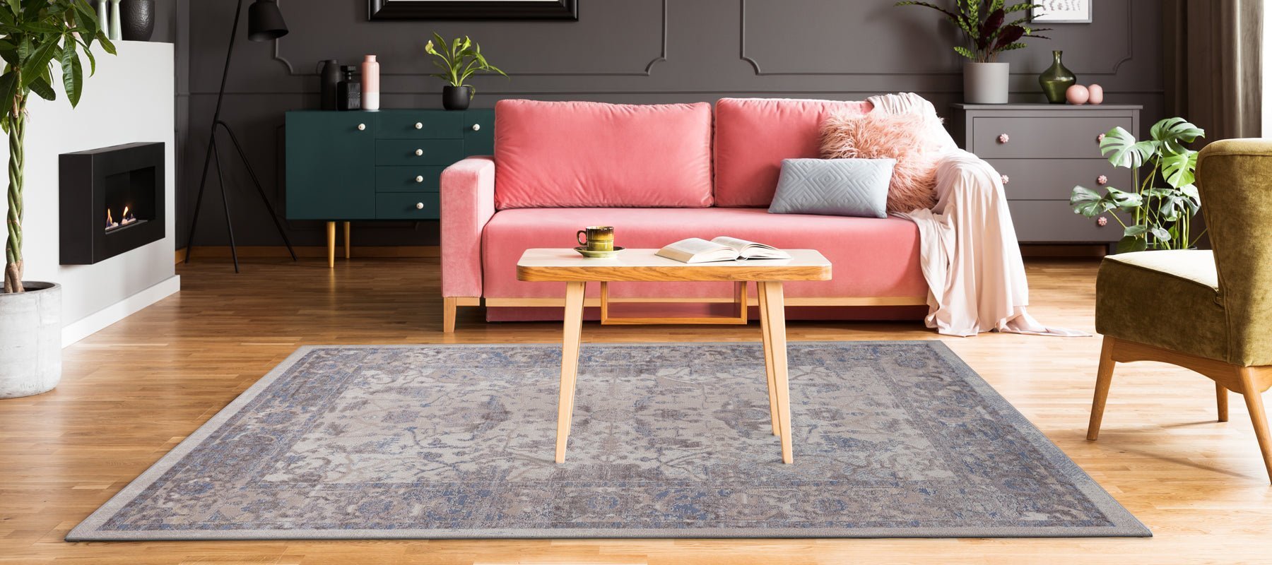 Payas Brown - Beige Rug Size 7'9'' x 10' - MidinMod