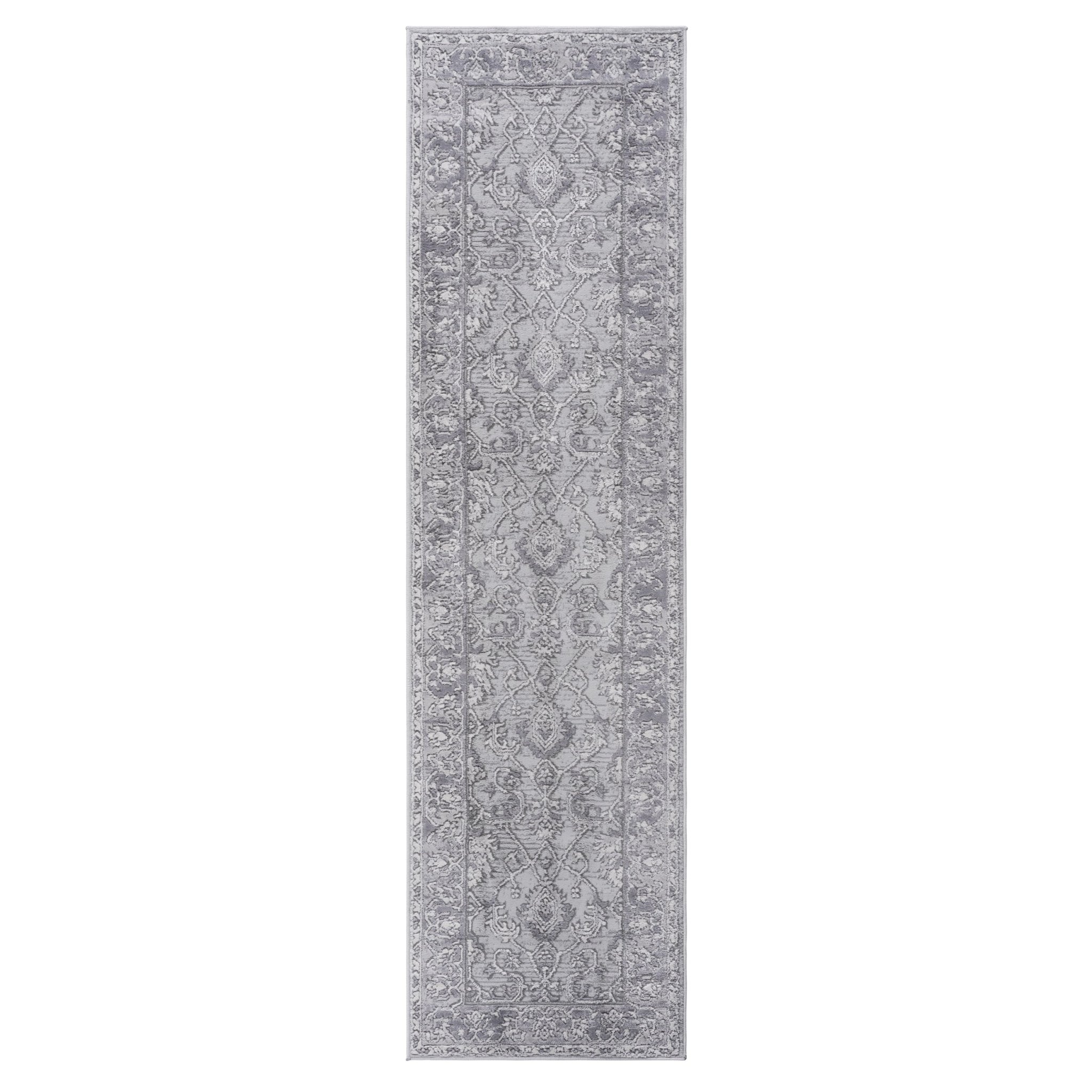 Marfi Grey Runner Carpet Size 2'2'' x 8' - MidinMod