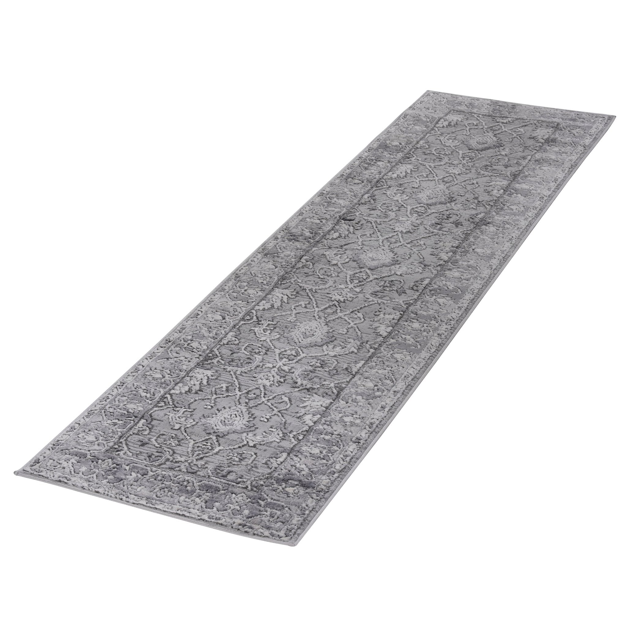 Marfi Grey Runner Carpet Size 2'2'' x 8' - MidinMod