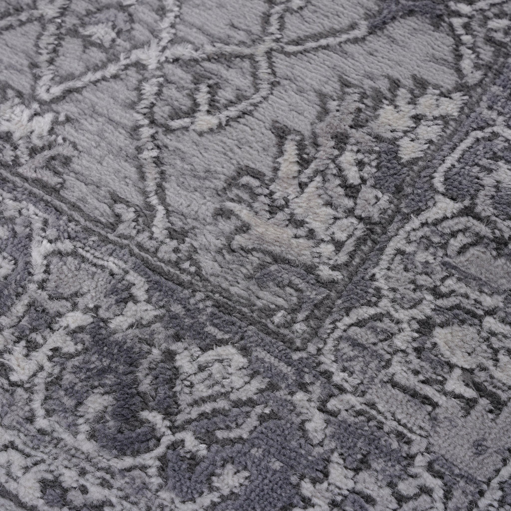 Marfi Grey Runner Carpet Size 2'2'' x 8' - MidinMod