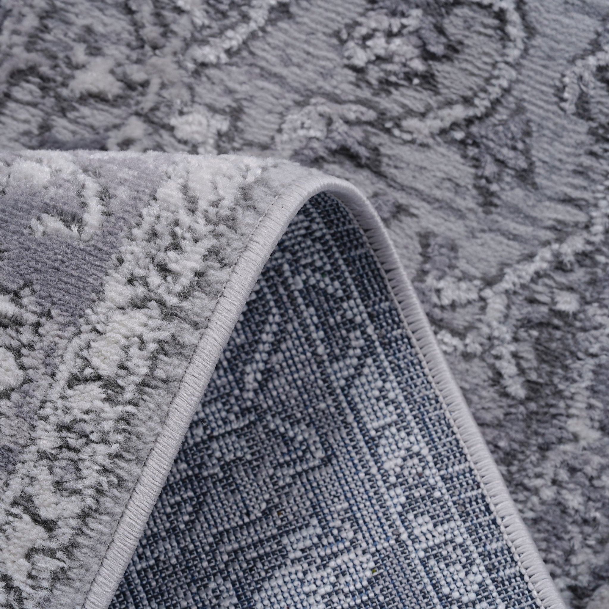 Marfi Grey Runner Carpet Size 2'2'' x 8' - MidinMod