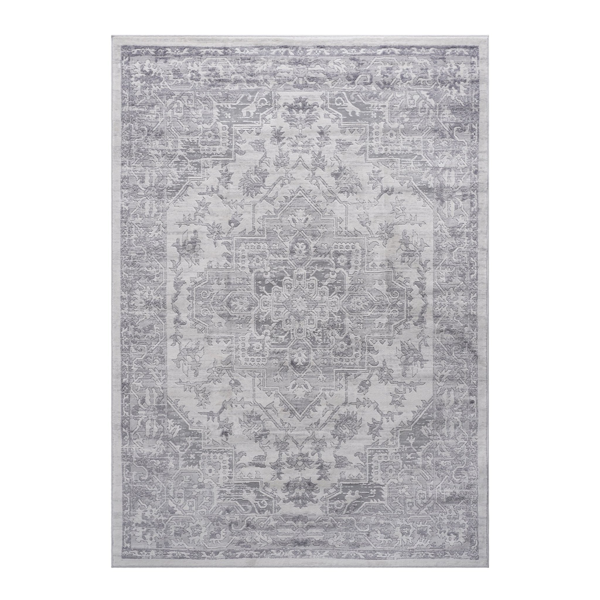 Marfi Silver Rug Size 5'3'' x 7'6" | Mid in Mod | Houston TX | Best Furniture stores in Houston