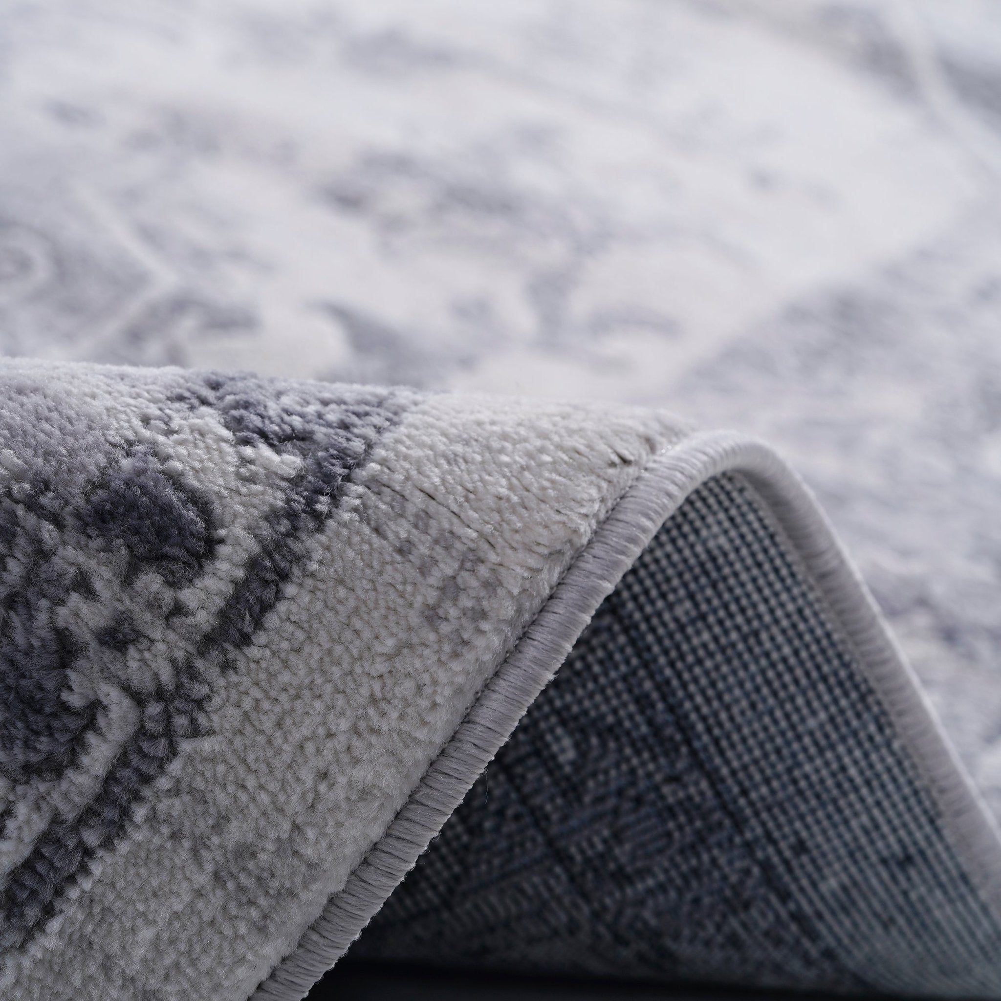 Marfi Silver Rug Size 5'3'' x 7'6" | Mid in Mod | Houston TX | Best Furniture stores in Houston