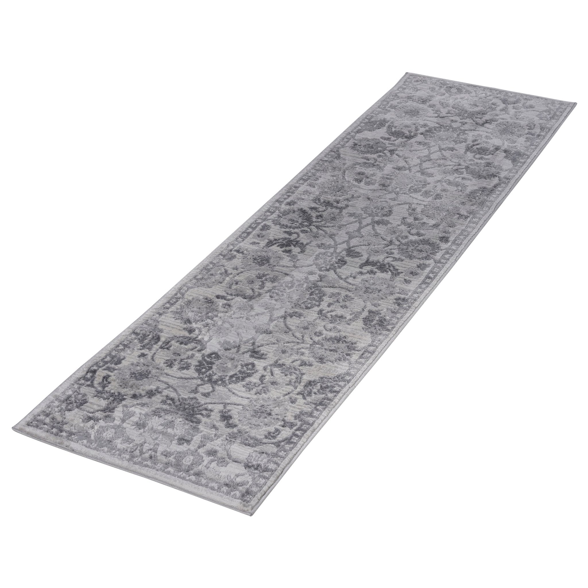 Marfi Grey-Silver Runner Rug 2'2'' x 8' - MidinMod