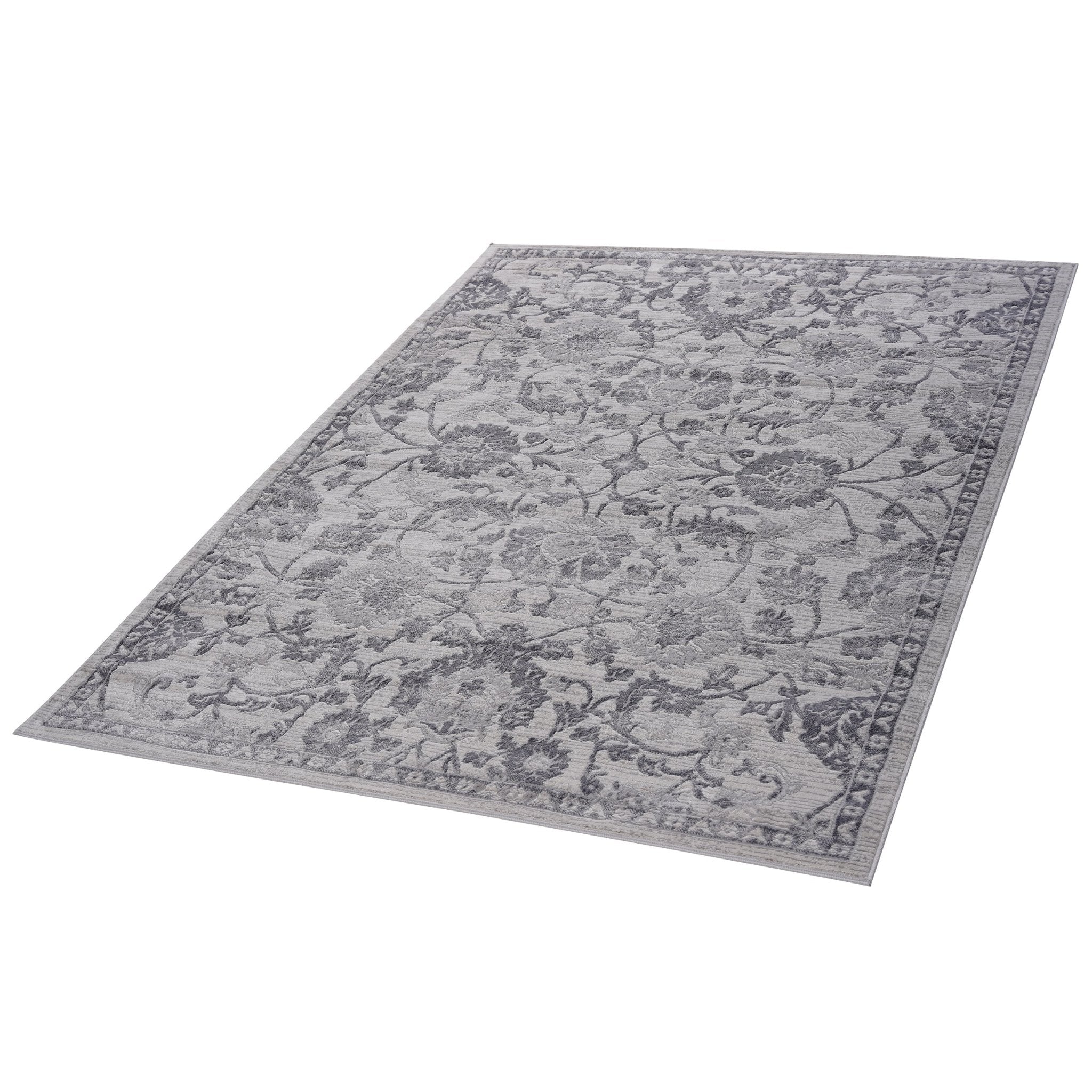 Marfi Grey - Silver Rug Size 5'3'' x 7'6'' - MidinMod